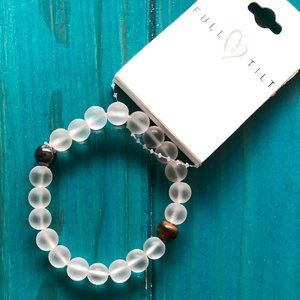 FULL TILT Beaded Stretch Bracelet - New